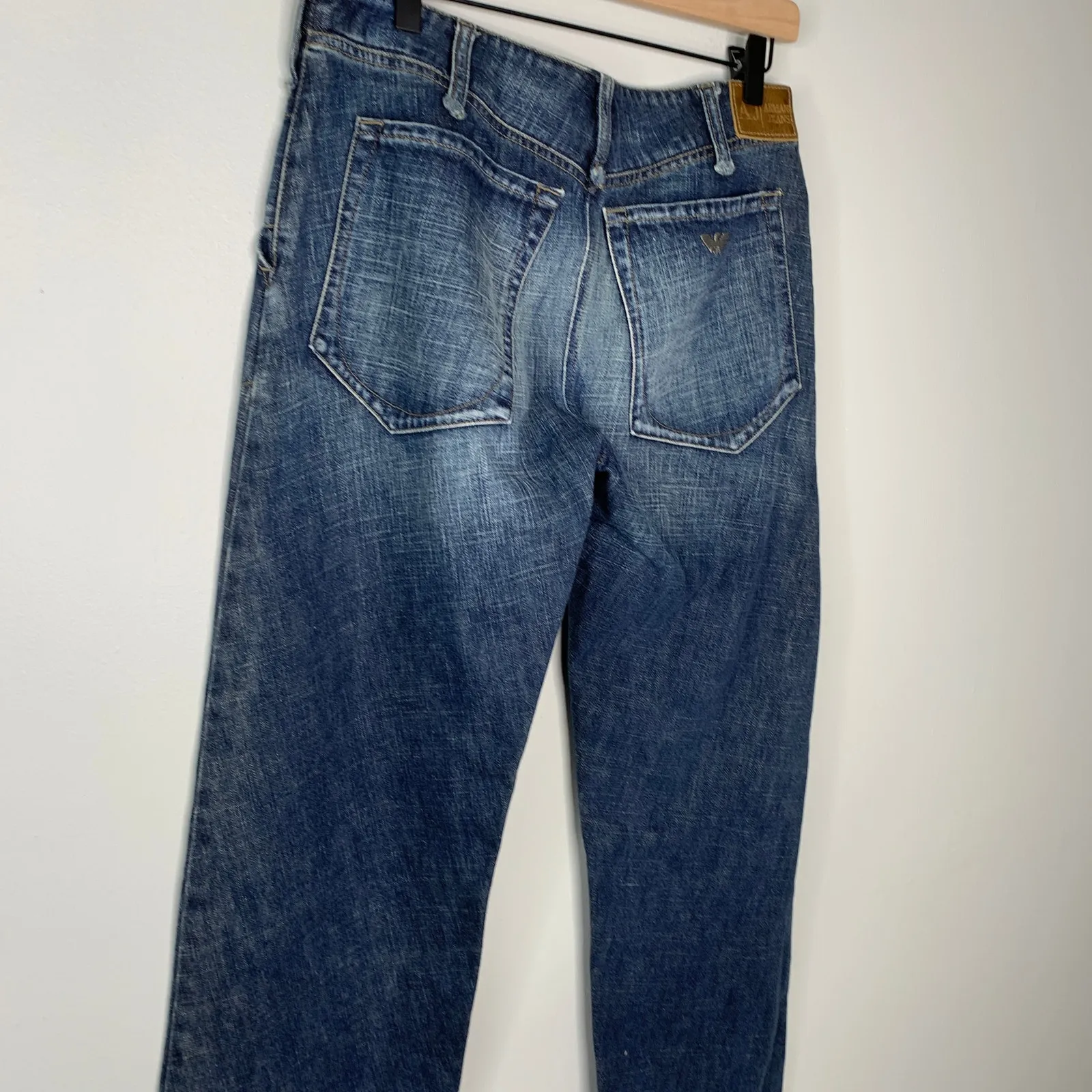 Armani Jeans Vintage 90s Women's Mid High-Waist 8 Italy - Image 8