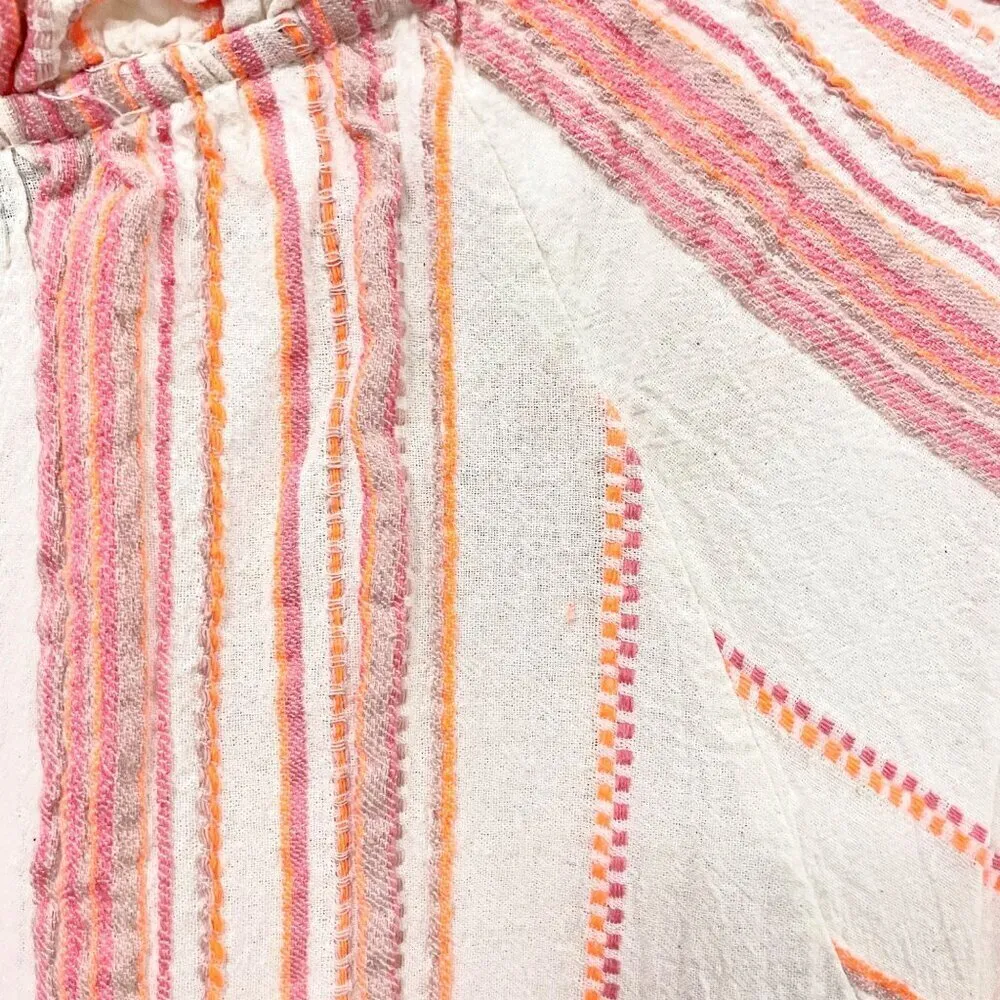 Sofia Made in Italy Hansel Cotton Embroidered Dress Bristol Orange One Size Size undefined - Image 6