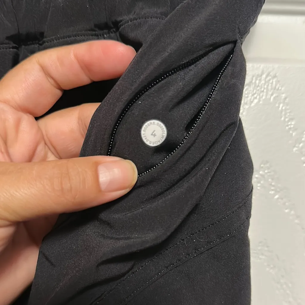 Lululemon  Athletica Black High-Waisted Athletic Shorts - Image 5