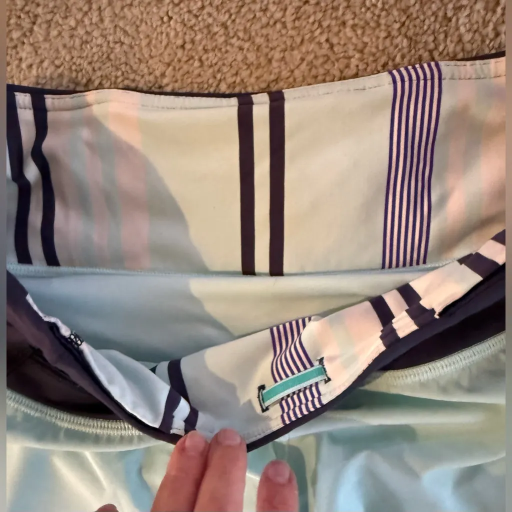 Lululemon Run Times Short 4” Size 6 Rare 2014 Retired Aquamarine Colorway - Image 10