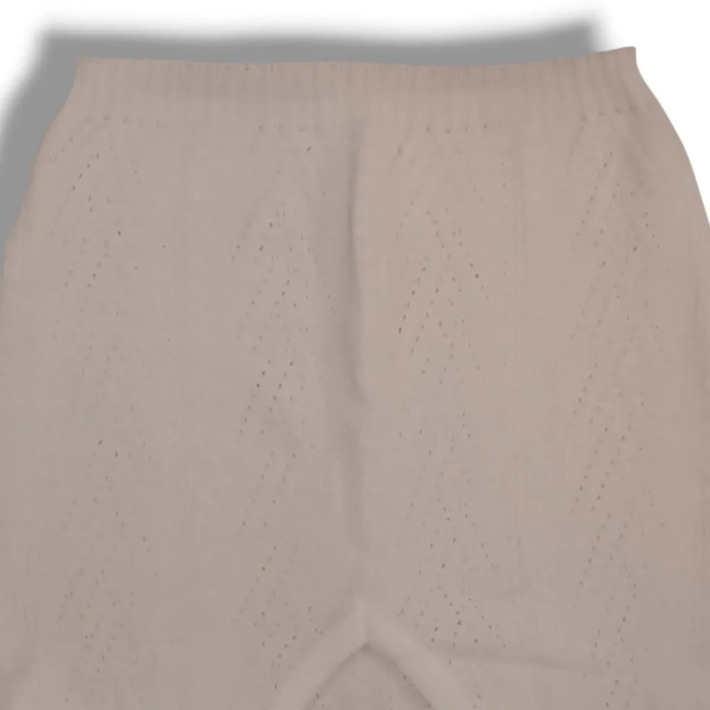 Vintage Western Connection Knit Sweater Vest-Small-White-Preppy-Made In Britain - Image 4