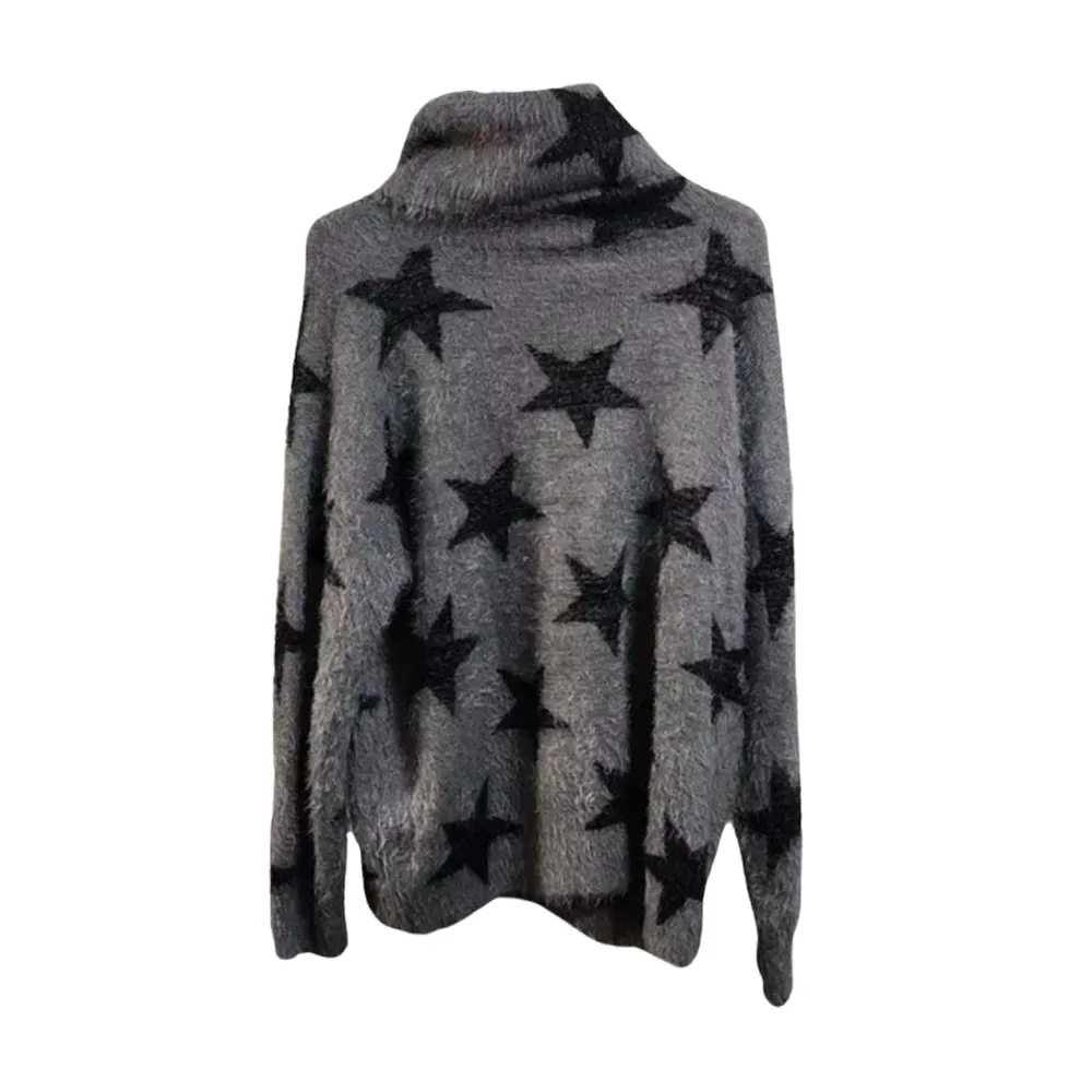 Show Me Your Mumu Fatima Turtleneck Sweater in Smokey Star Sz Small - Image 4