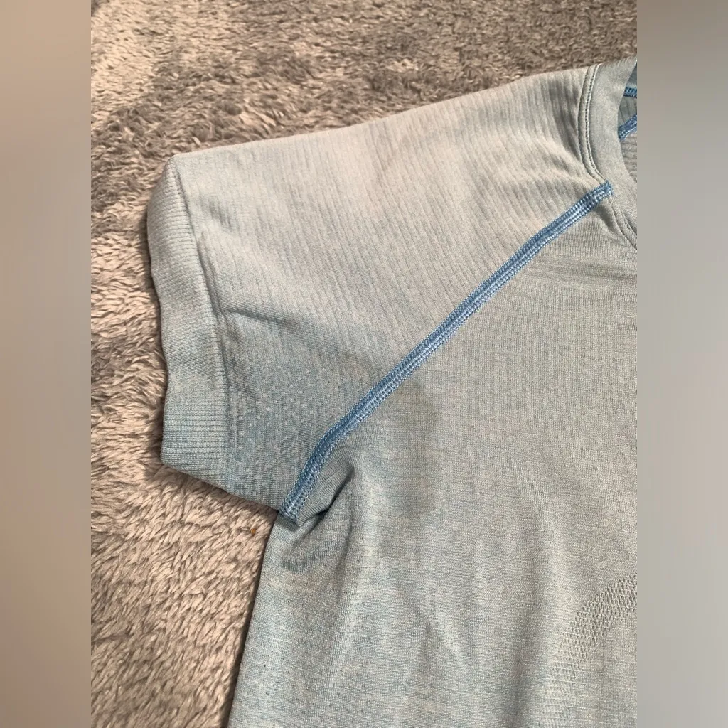 Lululemon Light Blue swiftly tech Short Sleeve T-Shirt 6 - Image 2