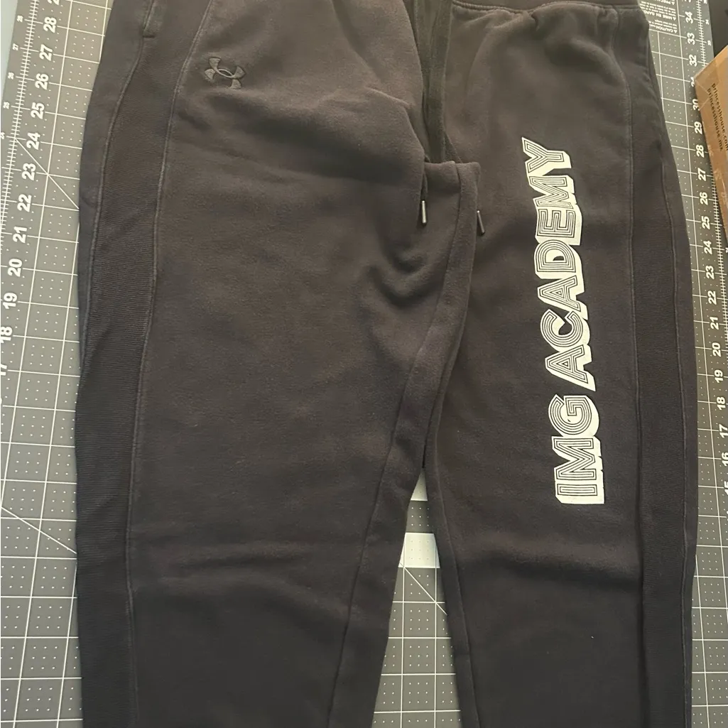 Under Armour Charcoal Joggers with Logo - Image 2
