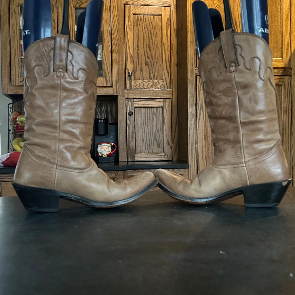 Durango Western Cowboy Cowgirl Boots Pointy Toe Distressed Brown Womens size 7 - Image 7
