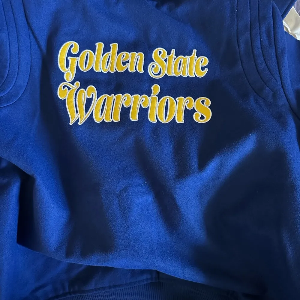 New Era Blue Varsity Jacket Collegiate Style Size M - Image 9