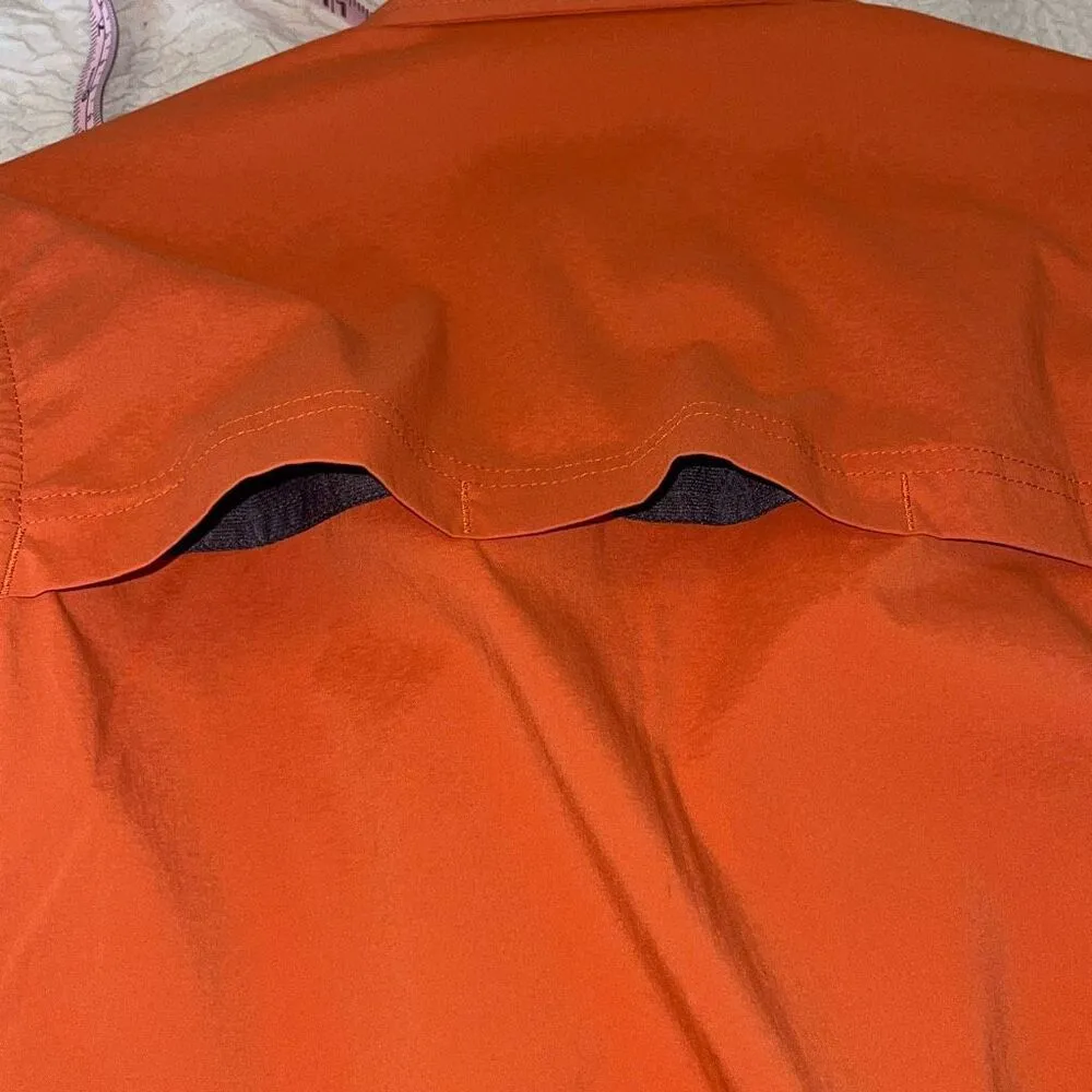 Rei Womens Sahara Long Sleeve‎ Button Down Shirt Orange Size XS - Image 8