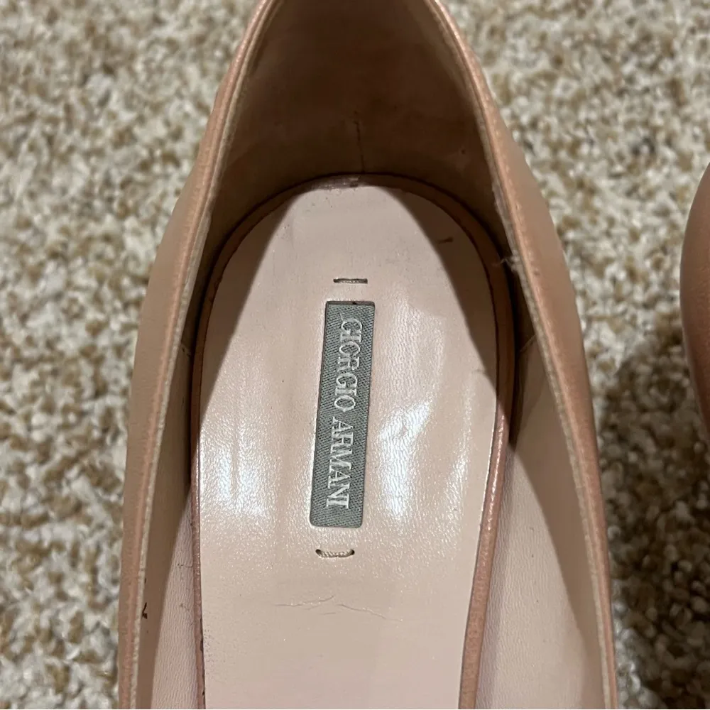 Giorgio Armani Nude Pumps Size 39.5/9.5 - Image 5