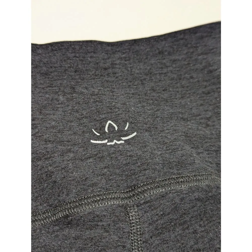 Beyond Yoga Sheer Illusion High Waisted Leggings Gray Spacedye Womens Medium Gym - Image 4