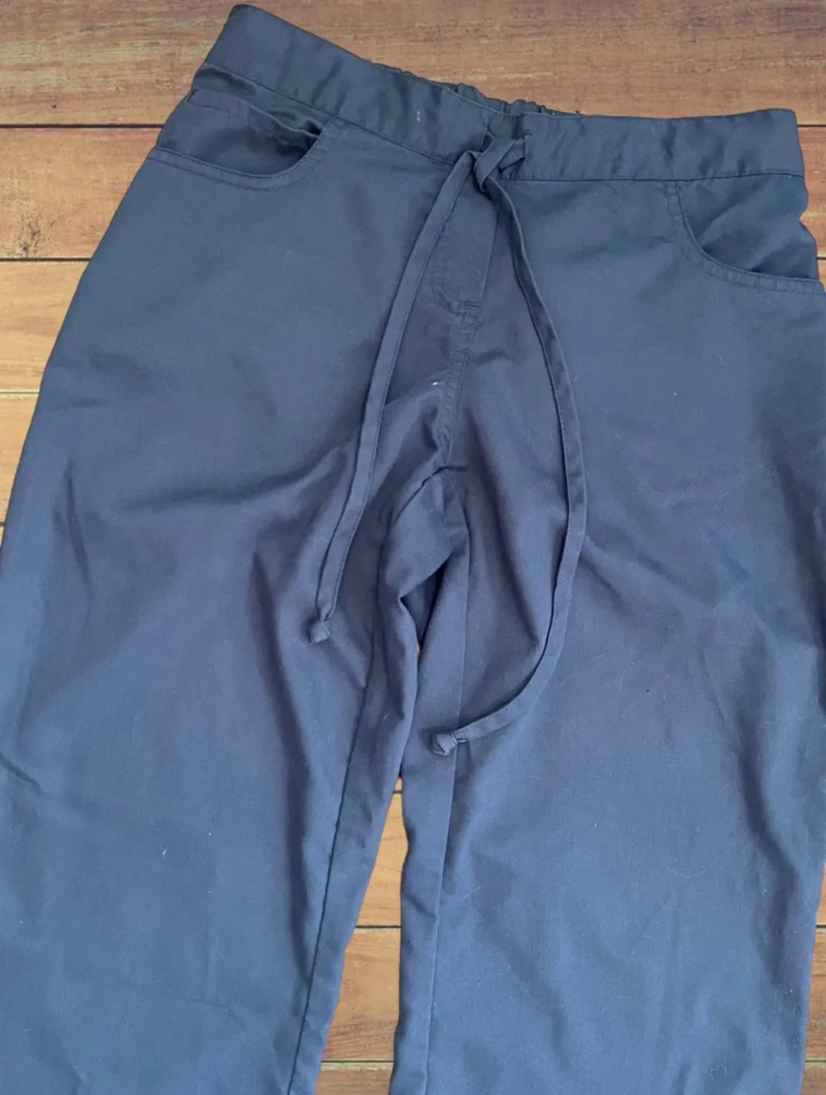 Grey’s Anatomy Barco Women’s XS Petite Gray Scrub Pants •Pockets Drawstring  GUC - Image 11