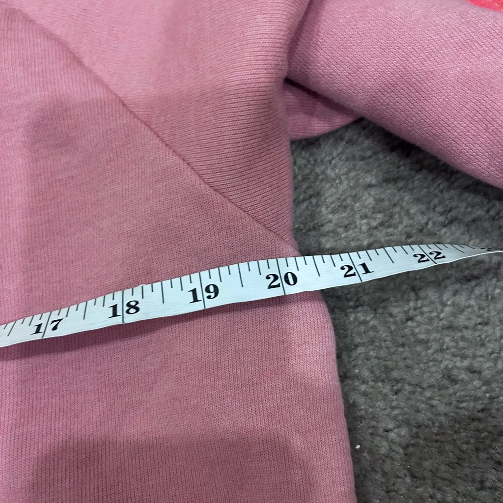 Aviator Nation Pink 5 Stripe Set Cropped Neon 5 Stripe Crewneck and Sweatpants - Image 6