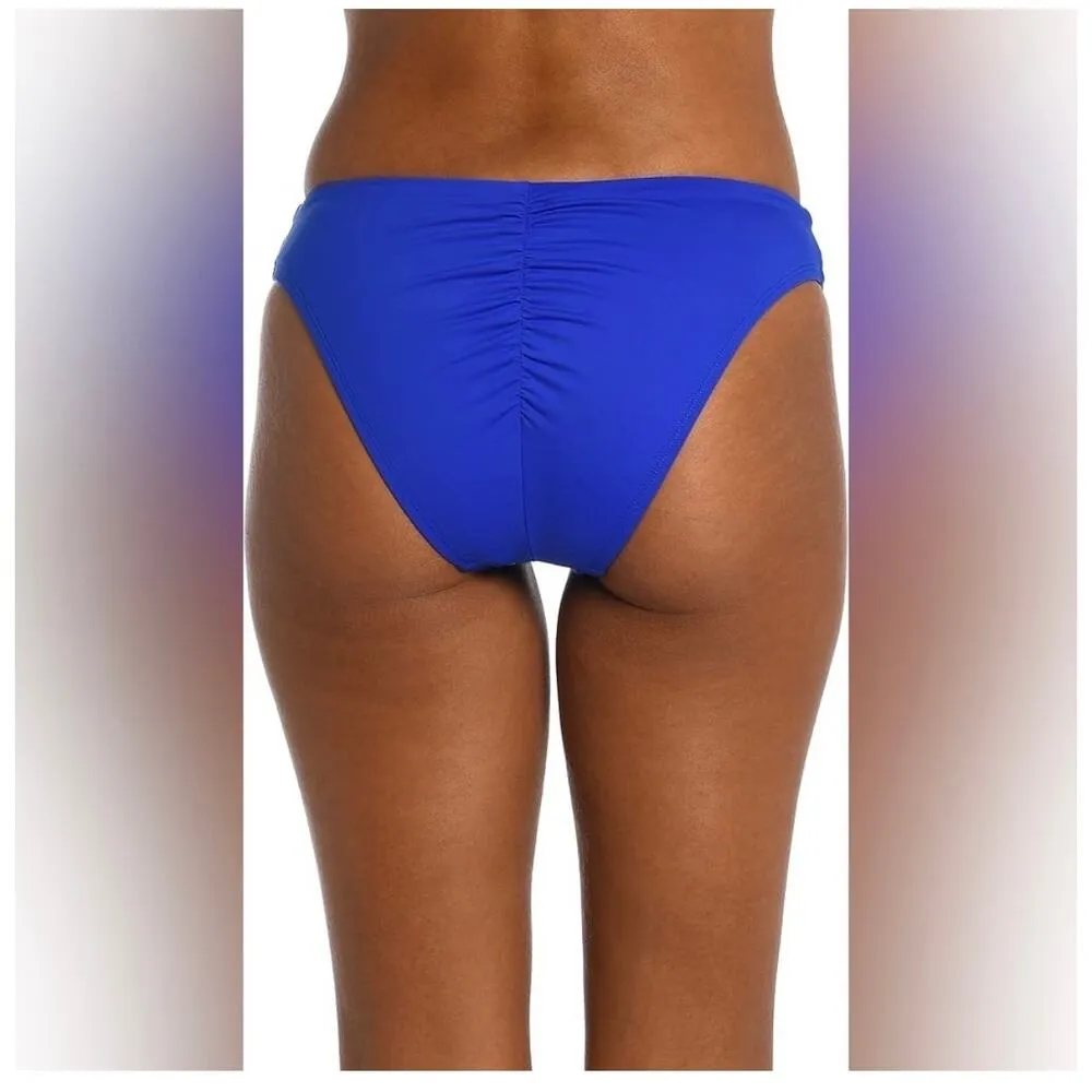 La Blanca Island Goddess Sapphire Blue Hipster Bikini Swimsuit Bottoms Size 14 - Image 2