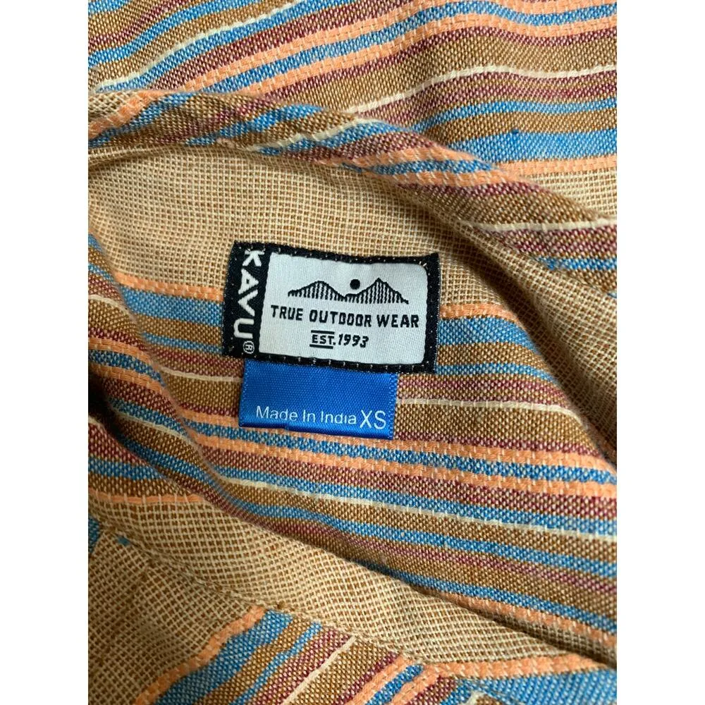 Women's Kavu Striped Shirt, 100% Cotton - Size XS - Image 6