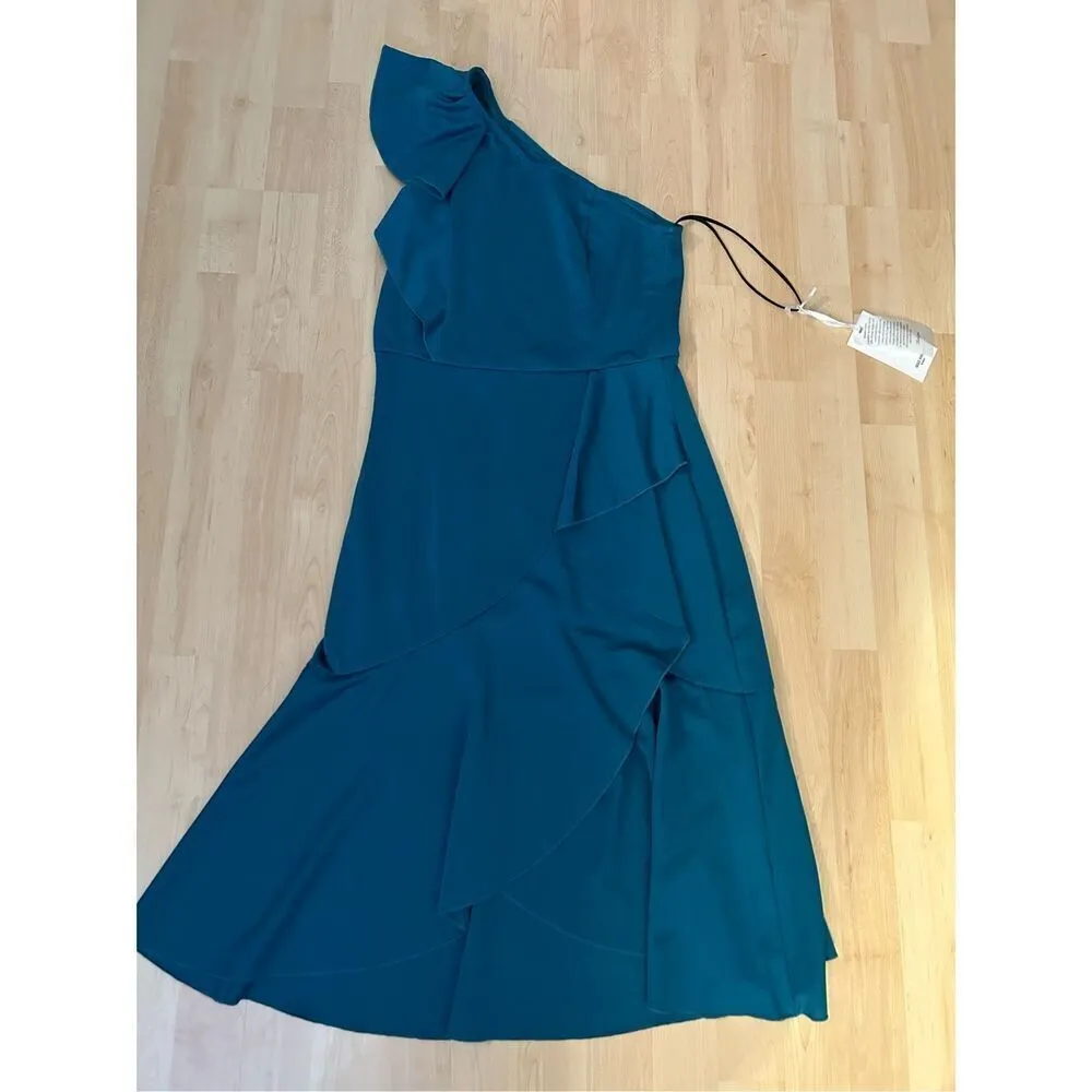 NEW GRACE KARIN One Shoulder Dress Ruffle Cocktail S - Image 4