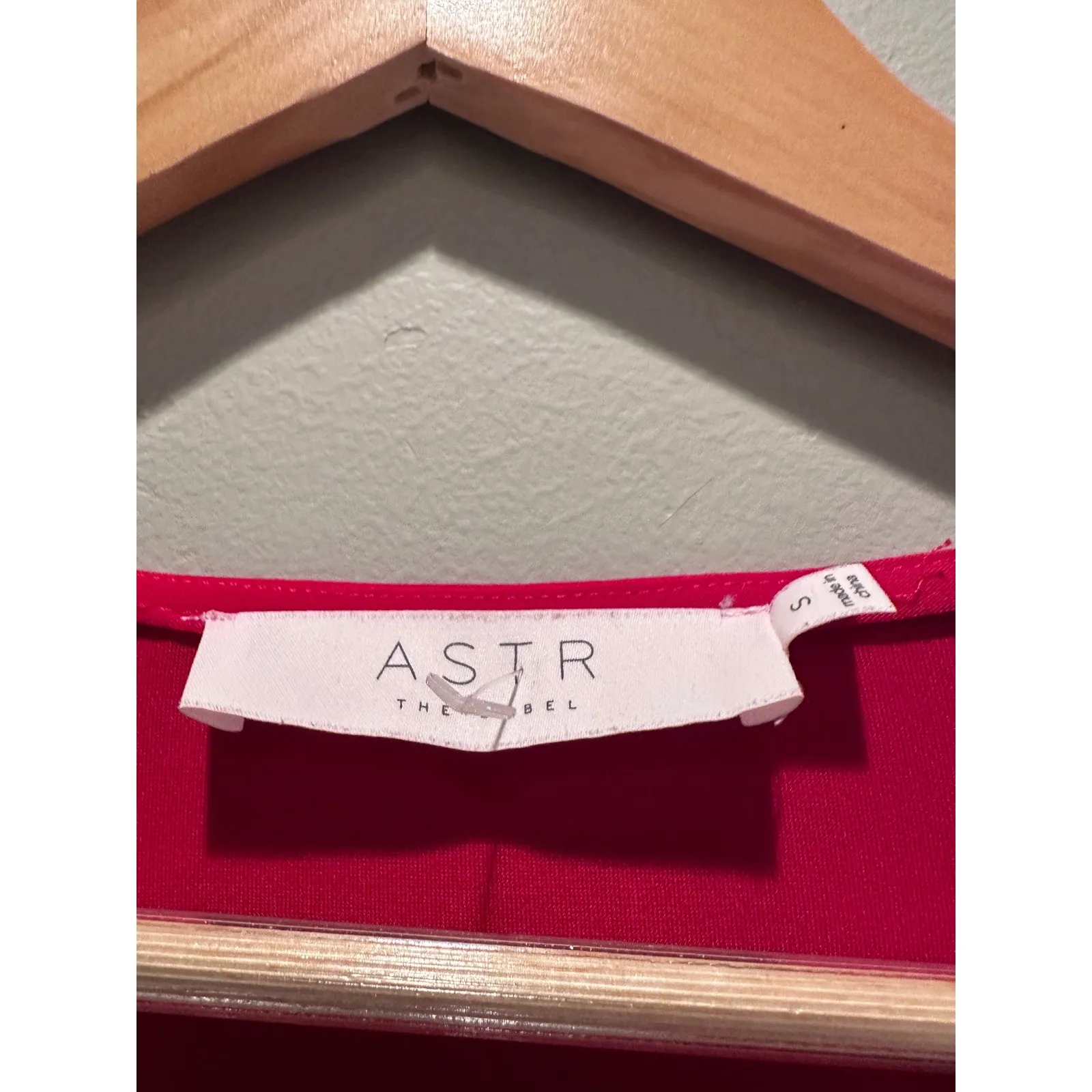 ASTR the Label Red Long Sleeve Body Suit Size Small Holiday Christmas - Image 3