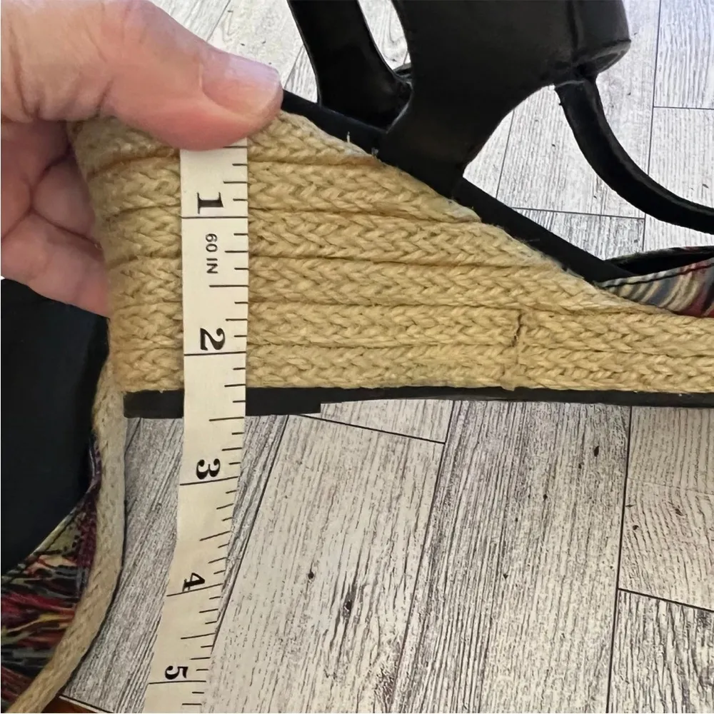 Naturalizer  Espadrille Wedge Sling back T Sandals Women’s Size 7M Multicolor - Image 8