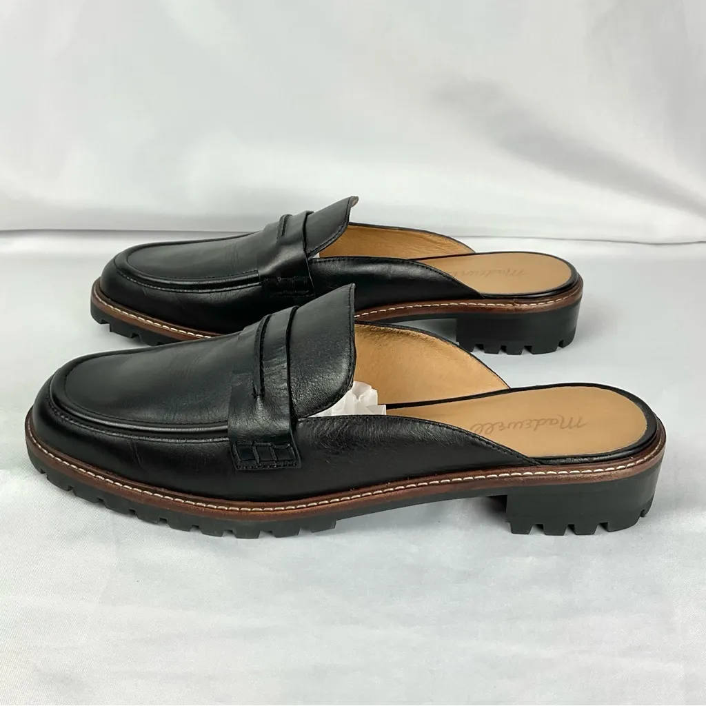 Madewell Leather Corinne Lugsole Loafer Mule - Image 5