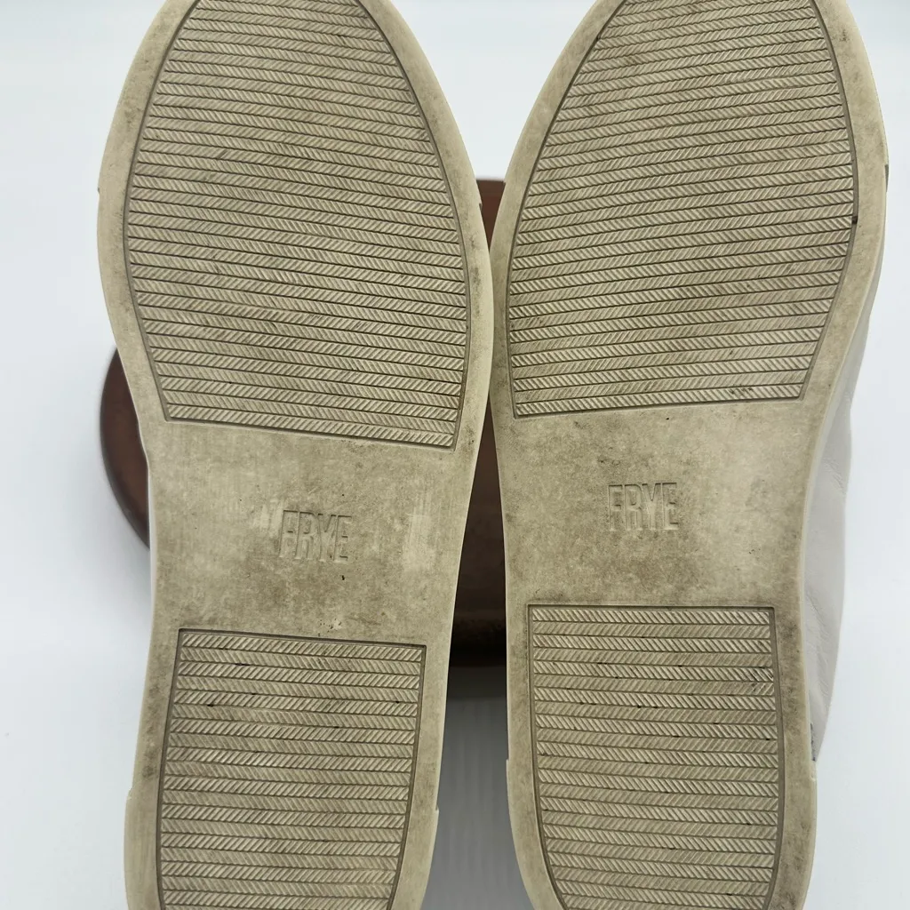 frye leather low top sneakers womens 8 - Image 5