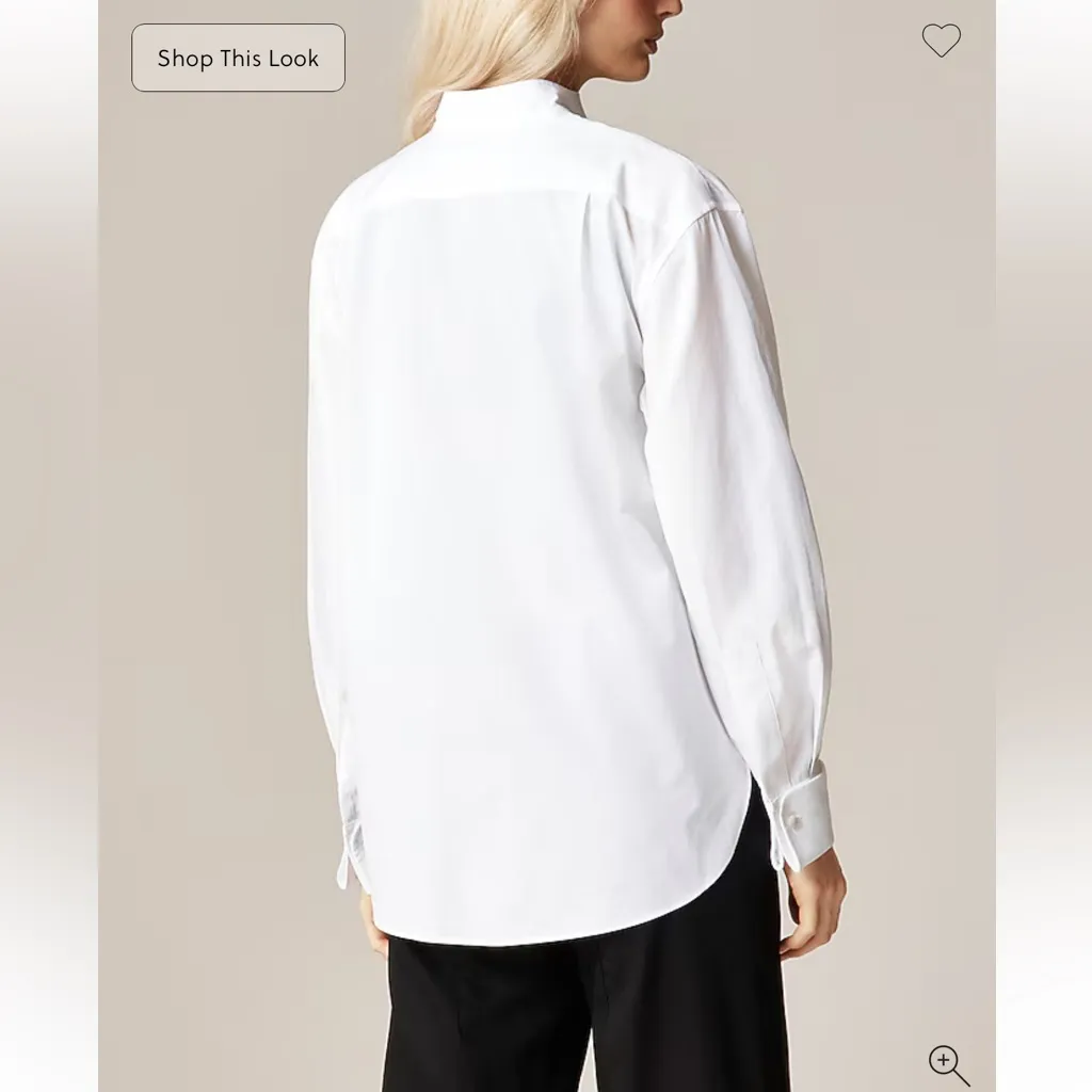 Alex Eagle X J.Crew tuxedo shirt - Image 4