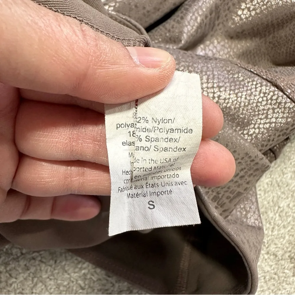 Beyond Yoga PowerShine Viper High Waisted 7/8 Legging Pull On in Mocha Size S - Image 11