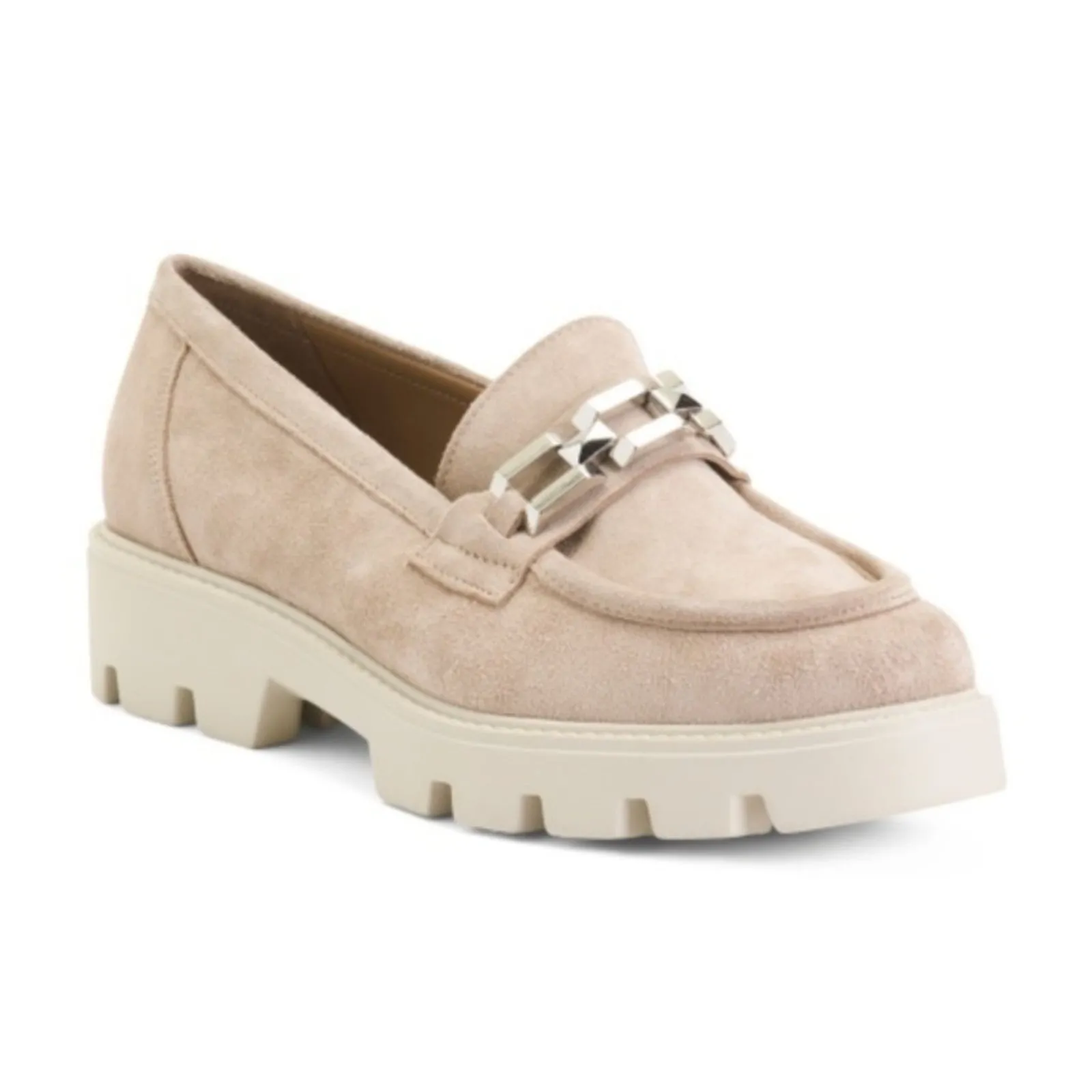 GEMS Tan Chain Lug Sole Loafers/Flats NWT Comfort Footbed 9.5 - Image 9