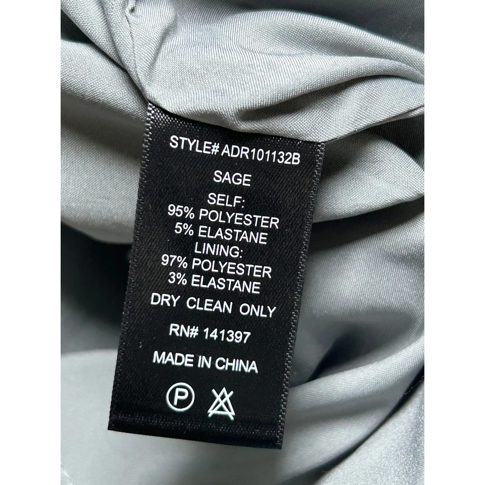 ASTR Gray Satin Maxi Dress Sleeveless Twist Front Formal Occasion Party‎ Medium - Image 6