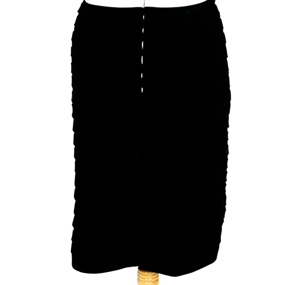 Scarlett Nite White Black Sleeveless Pleated V - Image 6