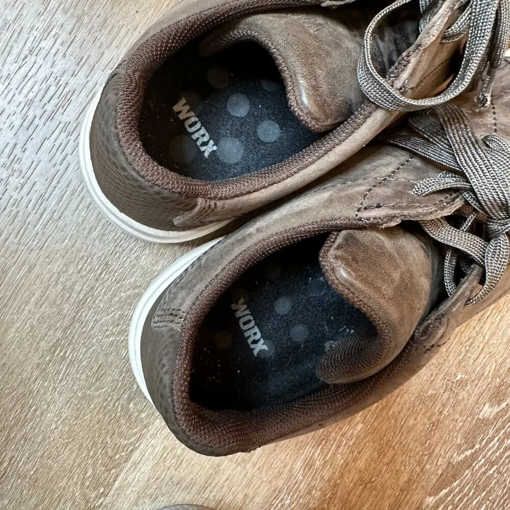 Worx by Red Wing Nitro Olive Green Oxford Lace Up Safety Shoes Womens 8.5 W - Image 6