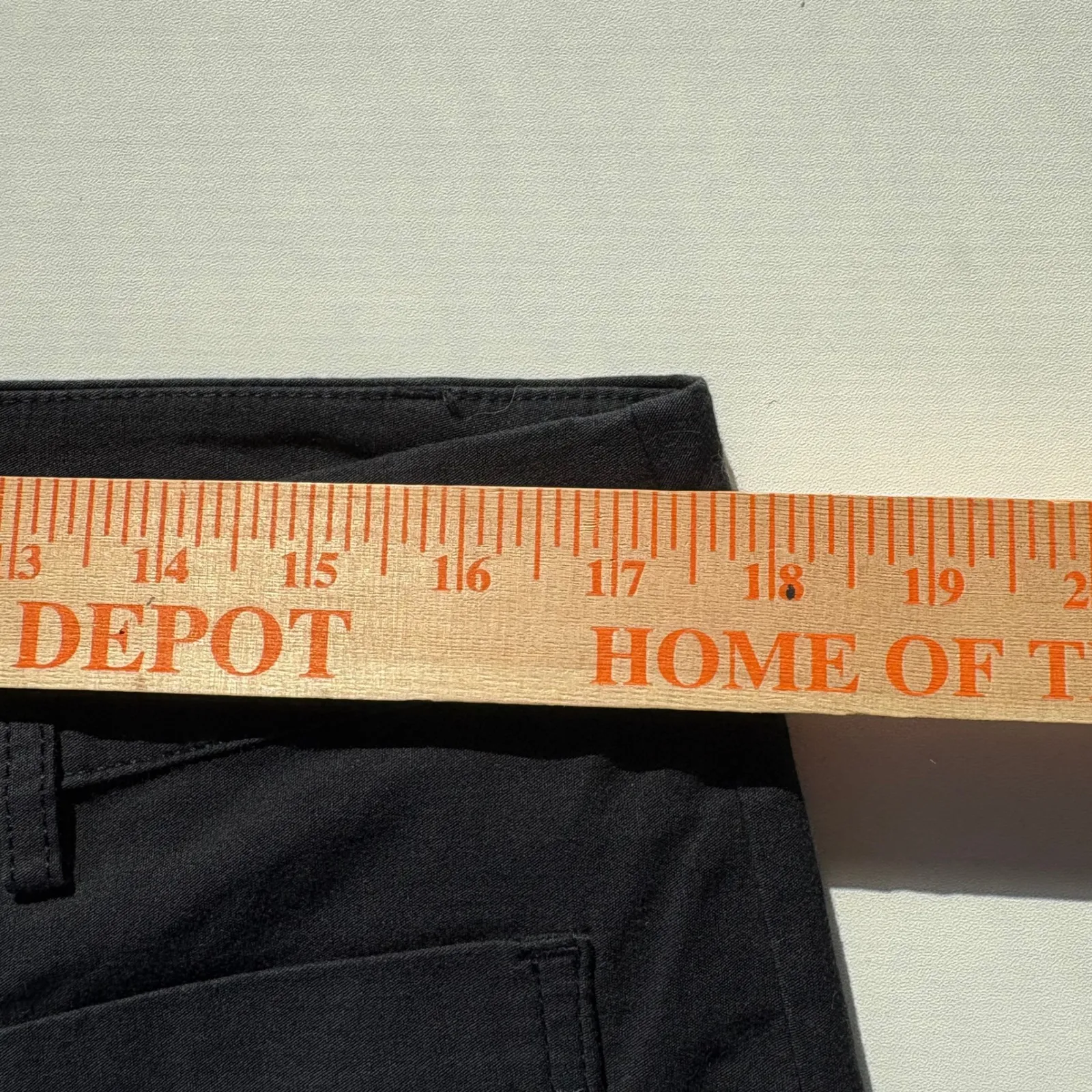 J. Crew Lizzie high-rise patch-pocket wide-leg pant Black‎ 32P BW805 - Image 6