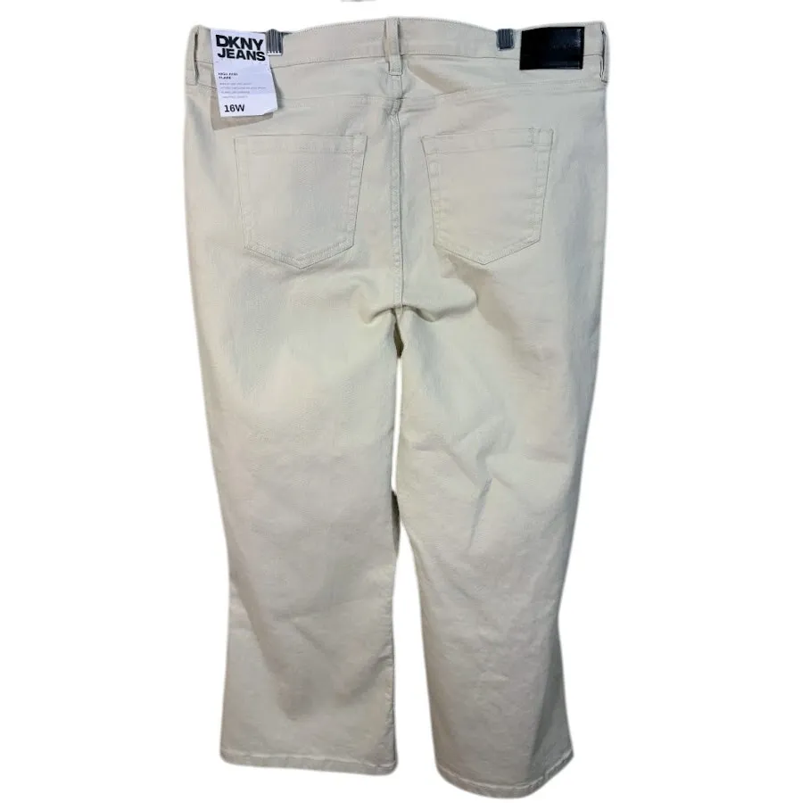 DKNY Jeans Women's Williamsburg High Rise Flare Crop Plus Size 16W NWT - Image 5