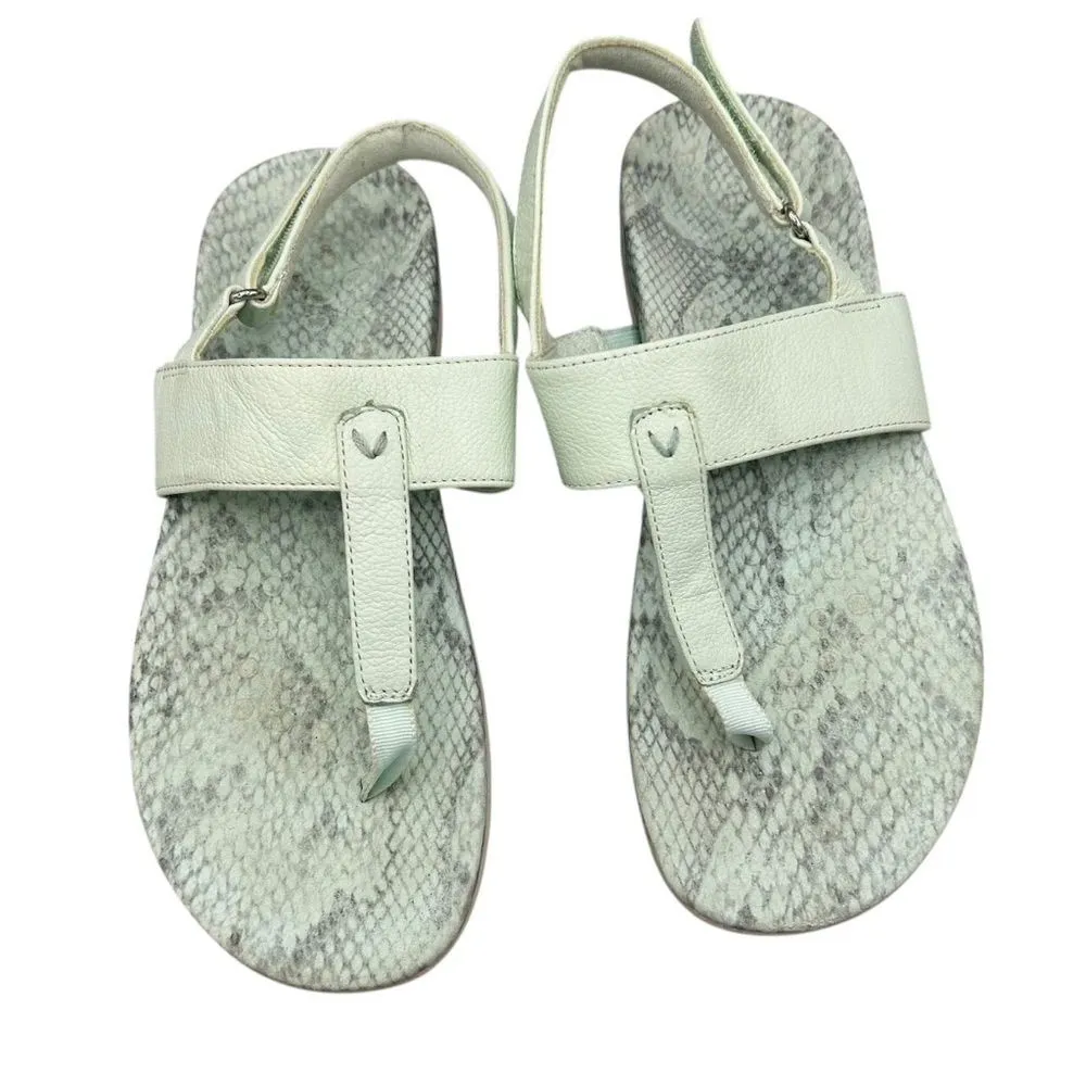 Vionic Tala Orthotic Sandals Women’s 7.5 Mint Green Leather Slingback - Image 5