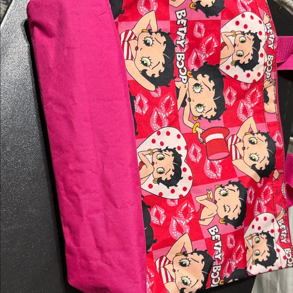 Betty Boop  Vibrant Pink Graphic Tote - Image 9