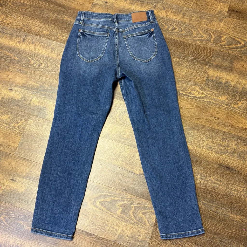 Judy Blue Slim Fit Jeans Womens 9/29 JB82549DK High Rise Stretch Blue Denim - Image 7