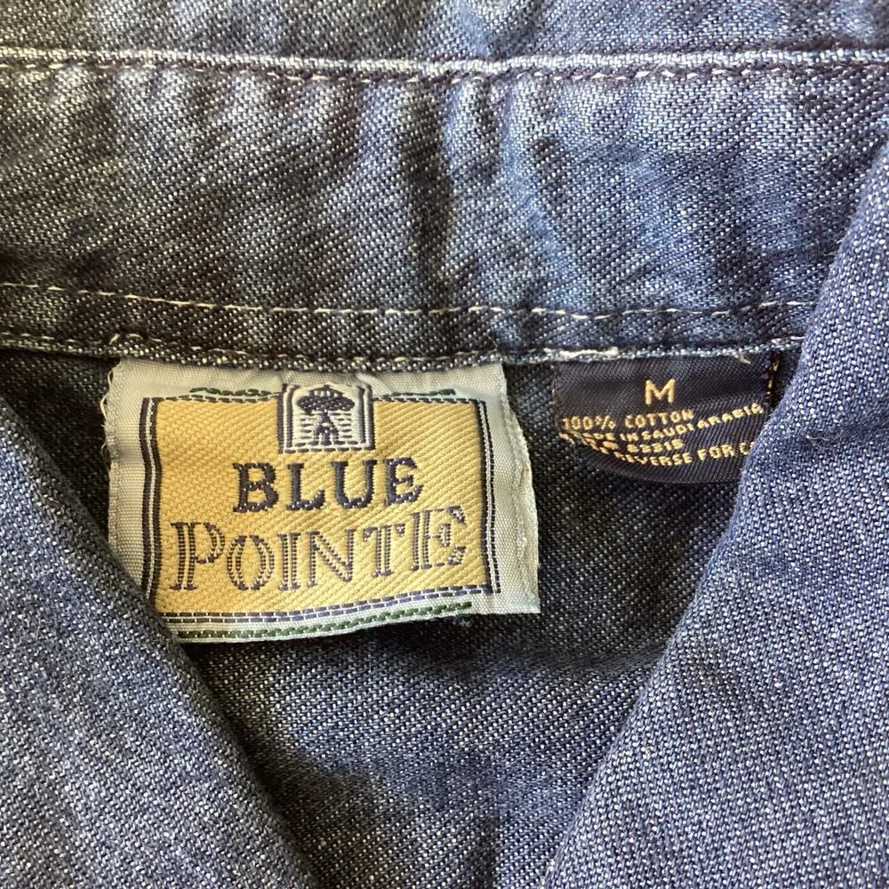 Blue Pointe Denim Button Down Size M - Image 4