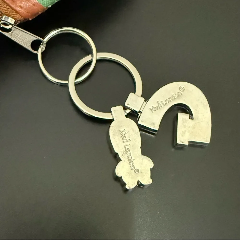 Nw1 London PVC Vinyl Coin Purse with Keychain Red - Image 10