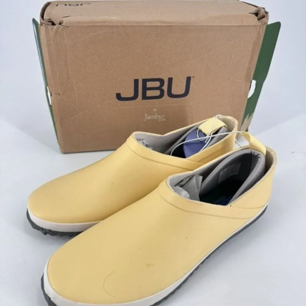 NWT JBU by Jambu Women's‎ Bumblebee Garden Ready Rain Shoes Yellow Gray Size 11 - Image 2