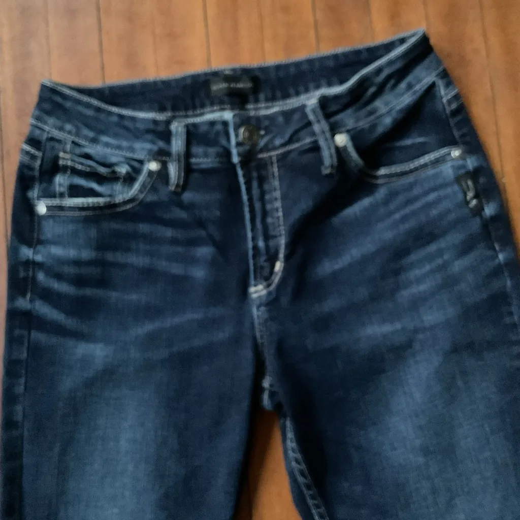 Silver Jeans Co. Avery Women's Deep Indigo  Slim Boot Cut - Image 3