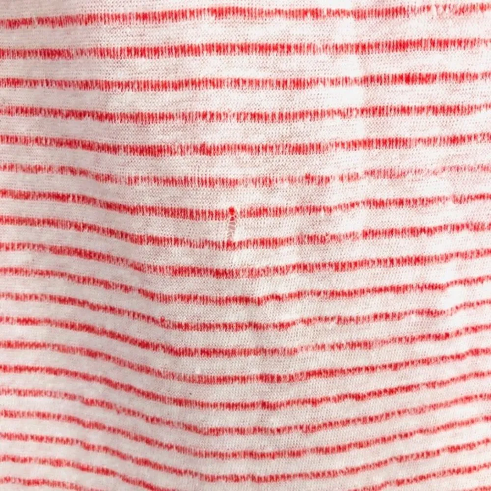 Splendid Dress M NWT Striped Halter Linen Blend Summer Flounce Brunch Dressy - Image 8