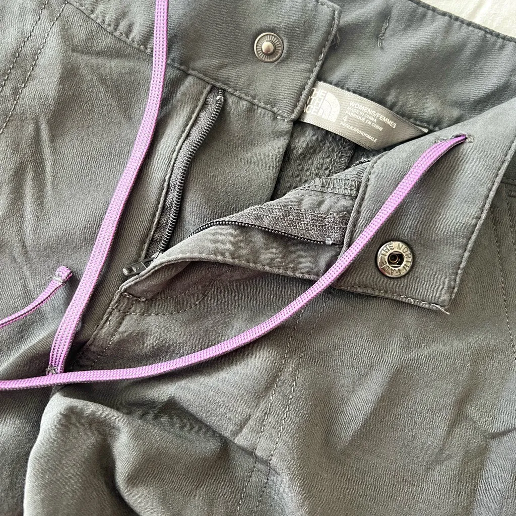 The North Face Charcoal Button Shorts - Image 4