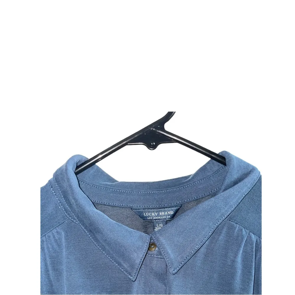 Lucky Brand Blue Button Down Shirt - Image 8
