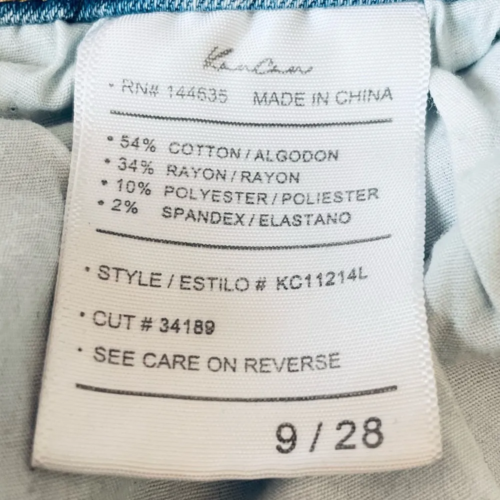 KanCan Straight Leg Jeans Blue Size 9/28 - Image 6