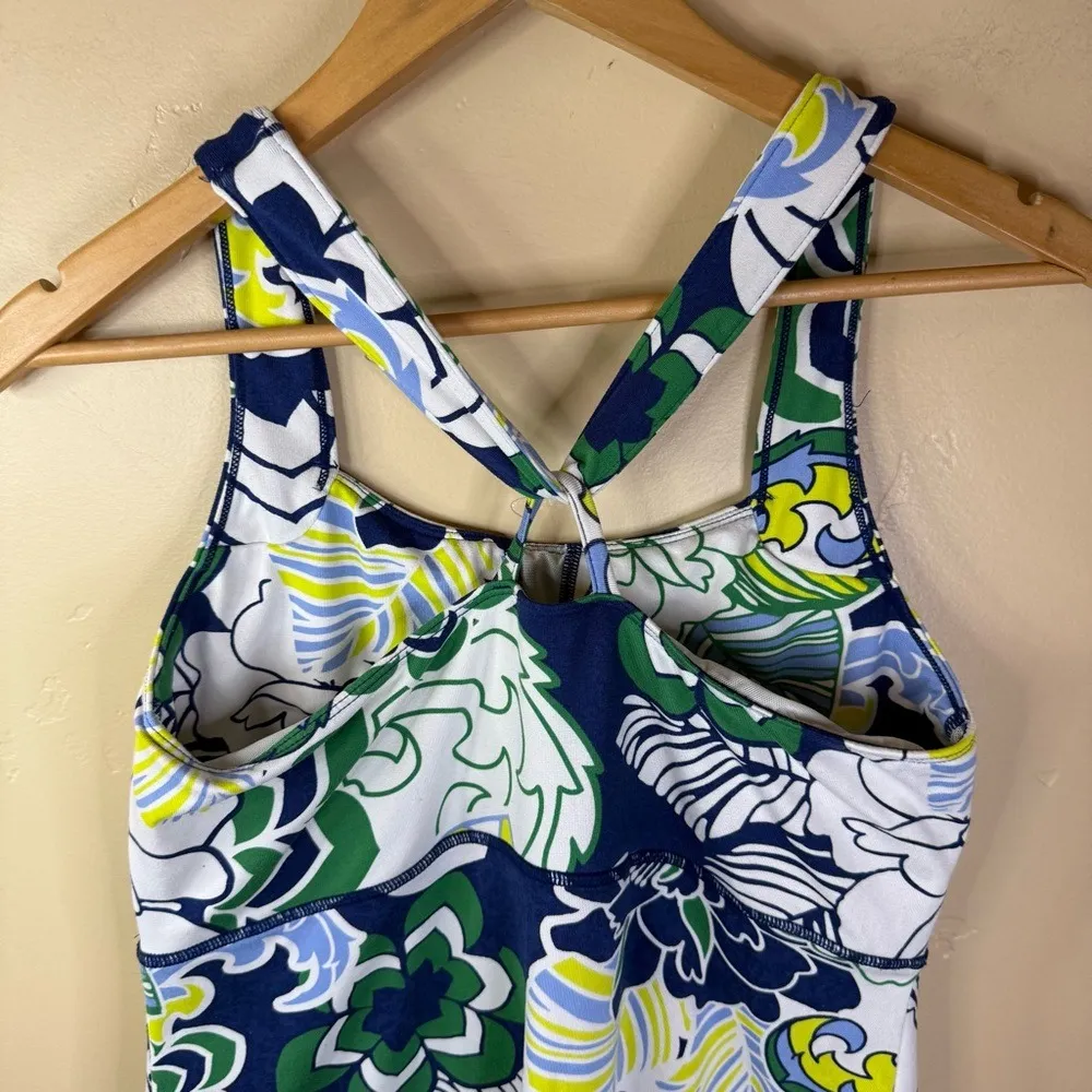 Title Nine Floral Sleeveless Racerback Strappy Dream Mini Dress Size Medium - Image 7