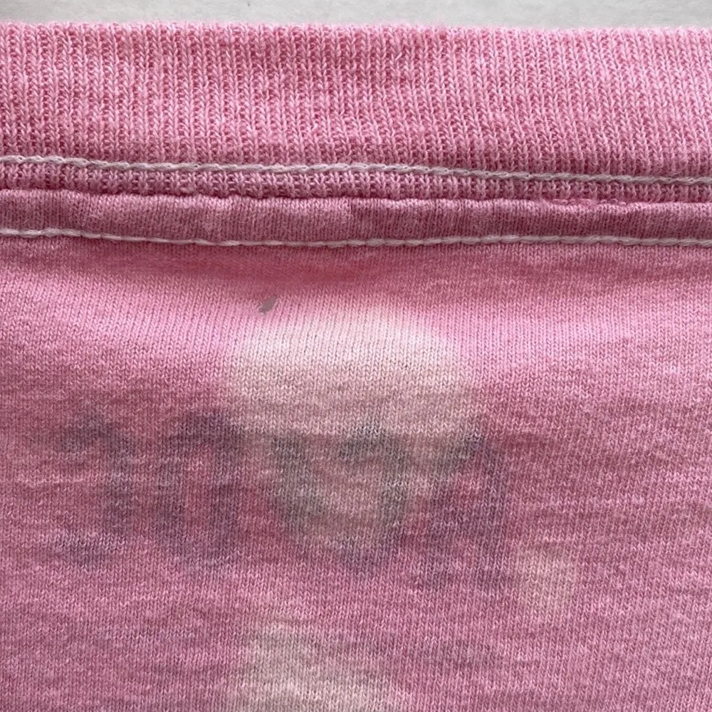 AC/DC Womens size 1X long sleeve bleach washed pink band tour tee👇🏼 - Image 10