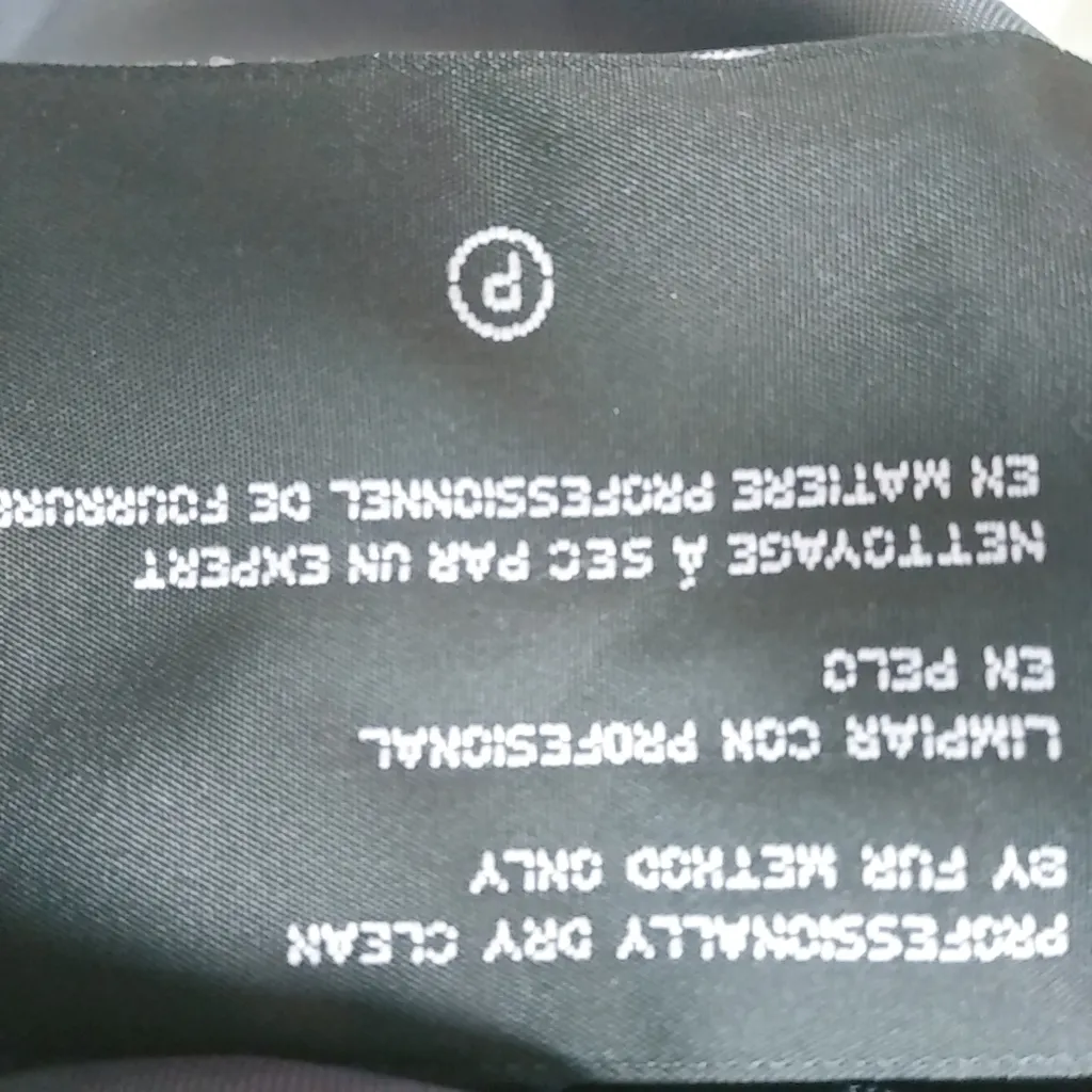 Jones of NY 1X Dark Gray Wool Blend Winter Coat Plus - Image 4