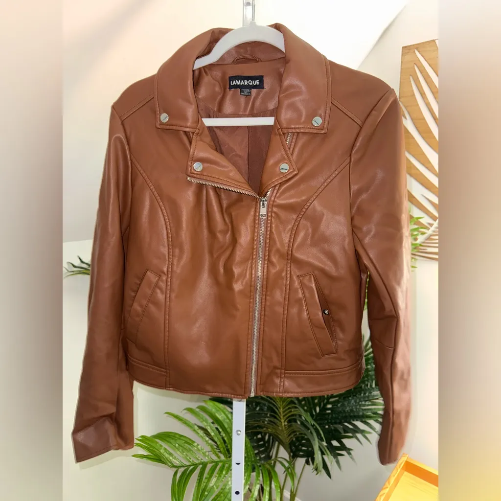 LAMARQUE‎ KINSLEY JACKET Medium Brown - Image 4