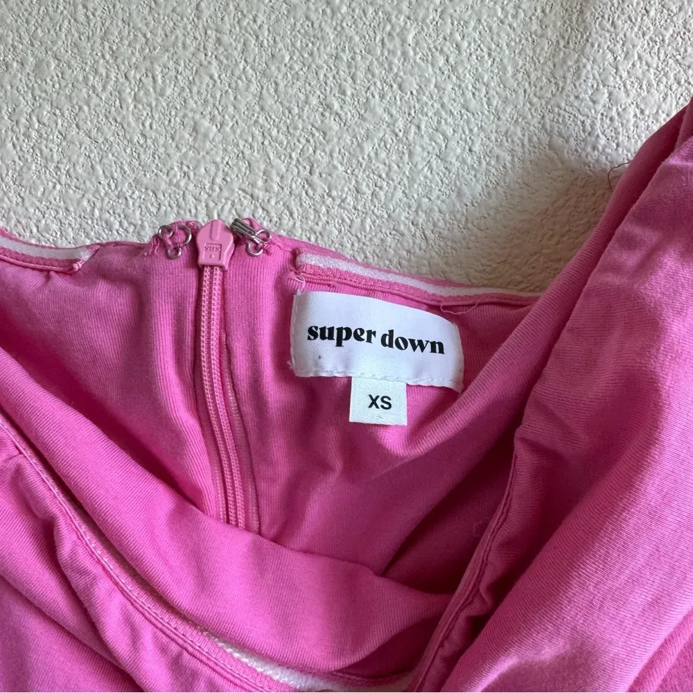 REVOLVE Pink ‘Keira’ strapless Superdown dress NWOT - Image 5