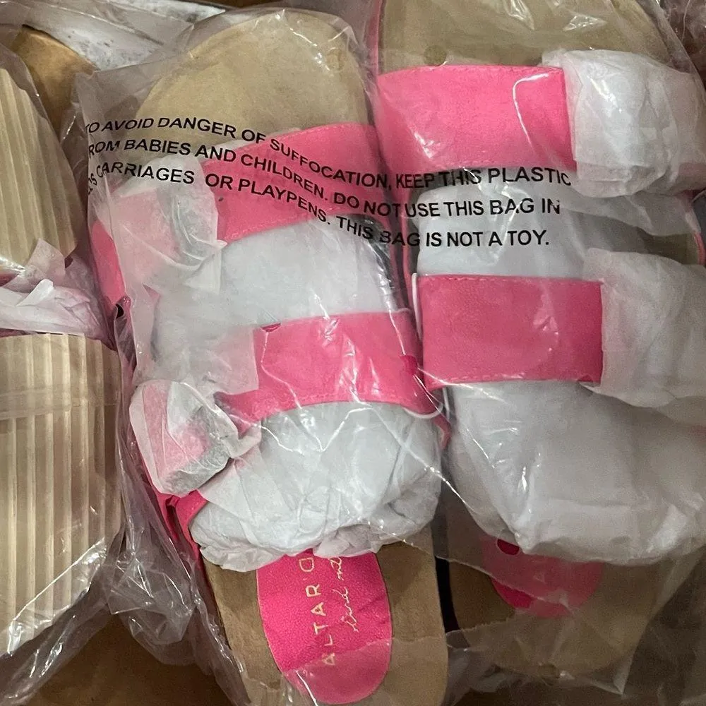 Alter’d State Pink Suede Platform Sandals Size 8 - Image 3