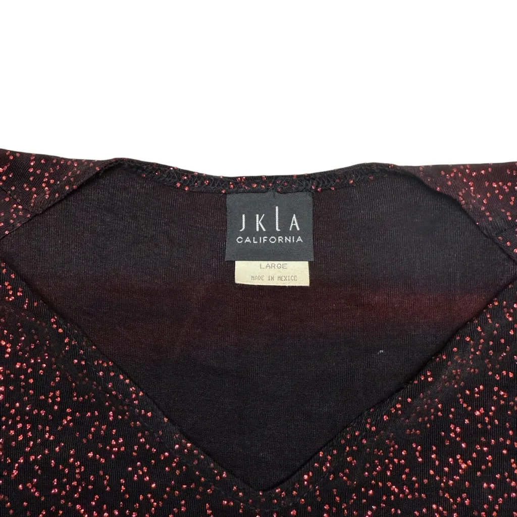 Y2K Red Sparkle Shimmer Club V - Image 3