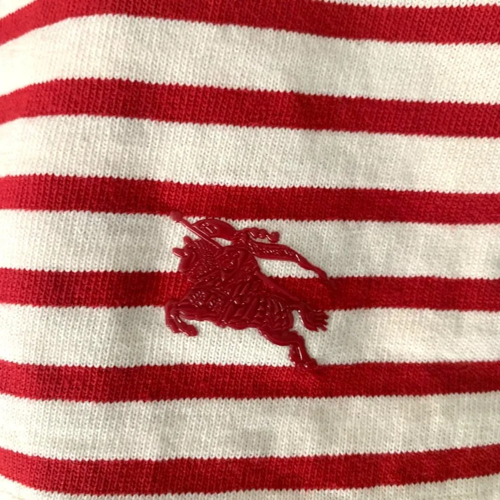 Burberry Striped Boat Neck Top Size S Petite - Image 5