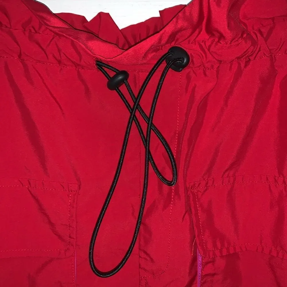 Shein Ruffle Drawstring Waist Pocket Utility Cargo Skirt - Image 7